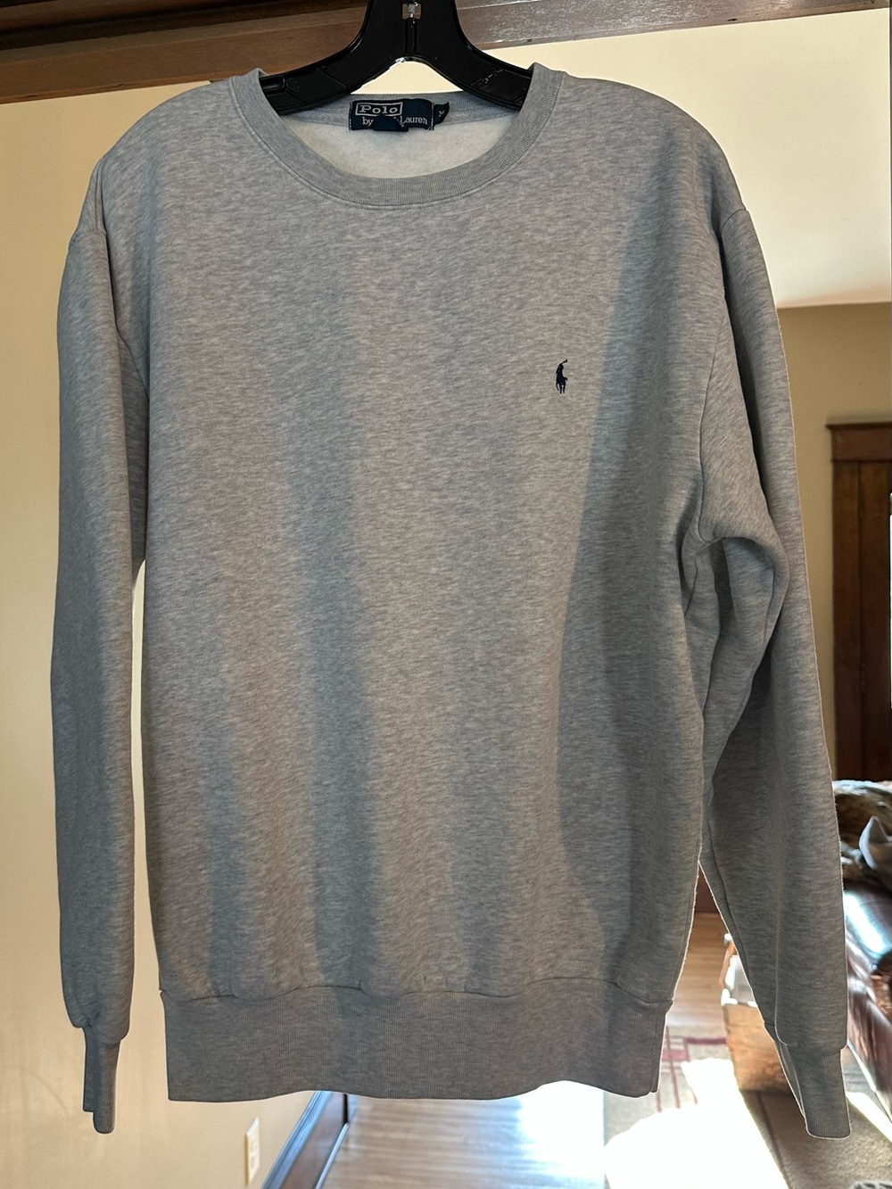 Polo by Ralph Lauren Light Gray Crewneck Sweatshirt